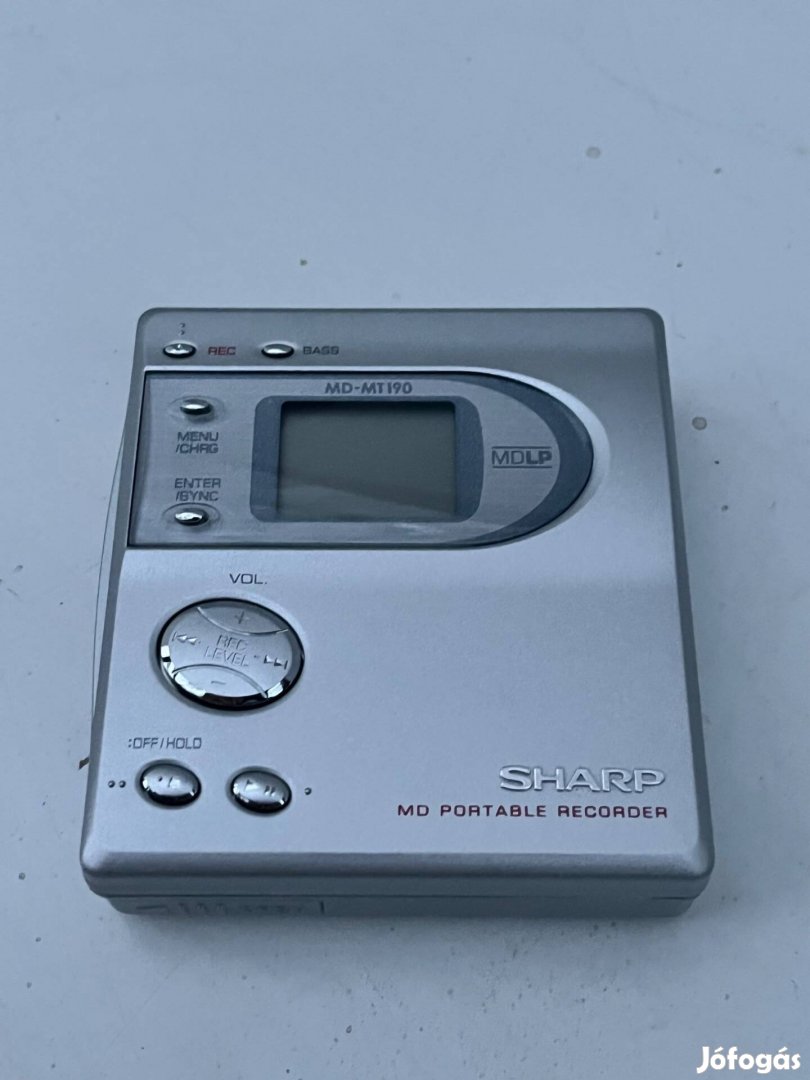 Sharp MD-MT190H MD walkman lejátszó minidisc