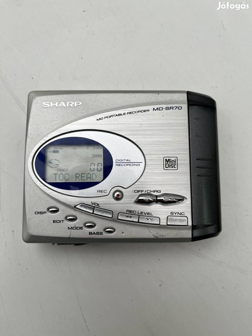 Sharp MD-SR70 Minidisc Player lejátszó hibás