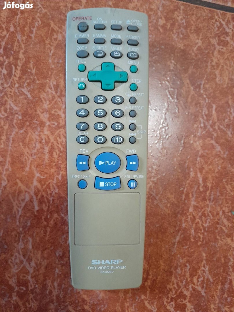 Sharp VHS gyári távvezérlő