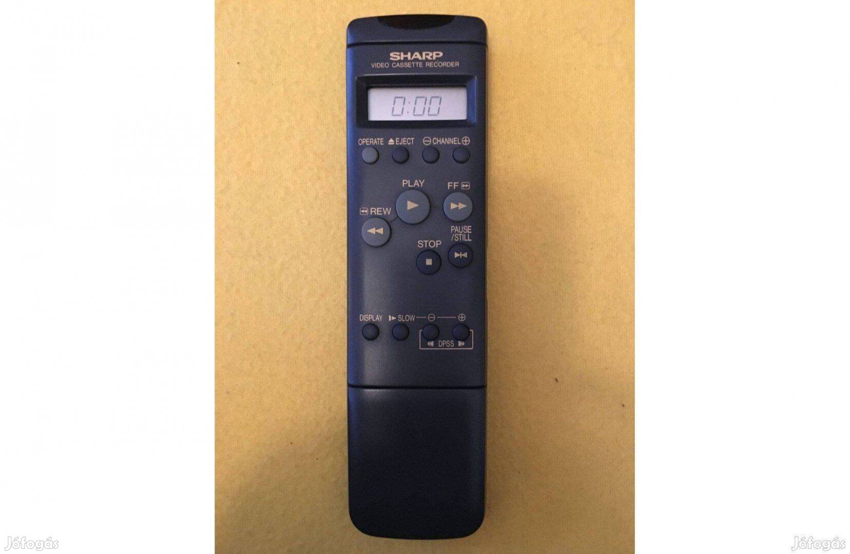 Sharp VHS videomagnó távirányító VCR remote control