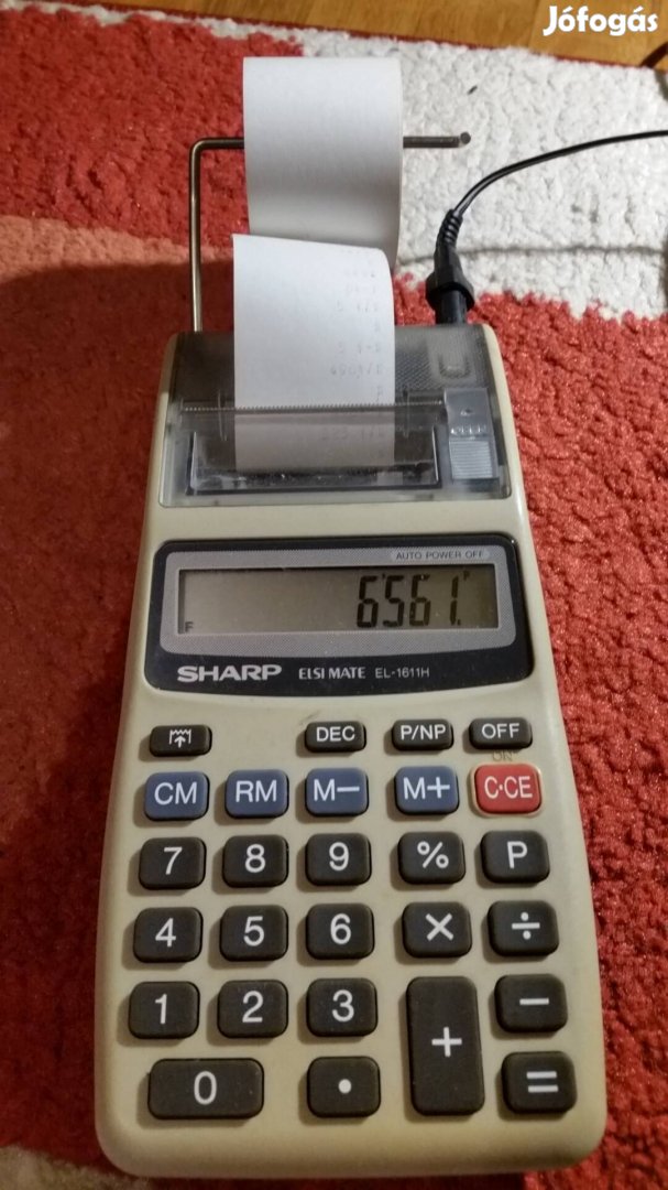 Sharp szalagos számológép hibás 