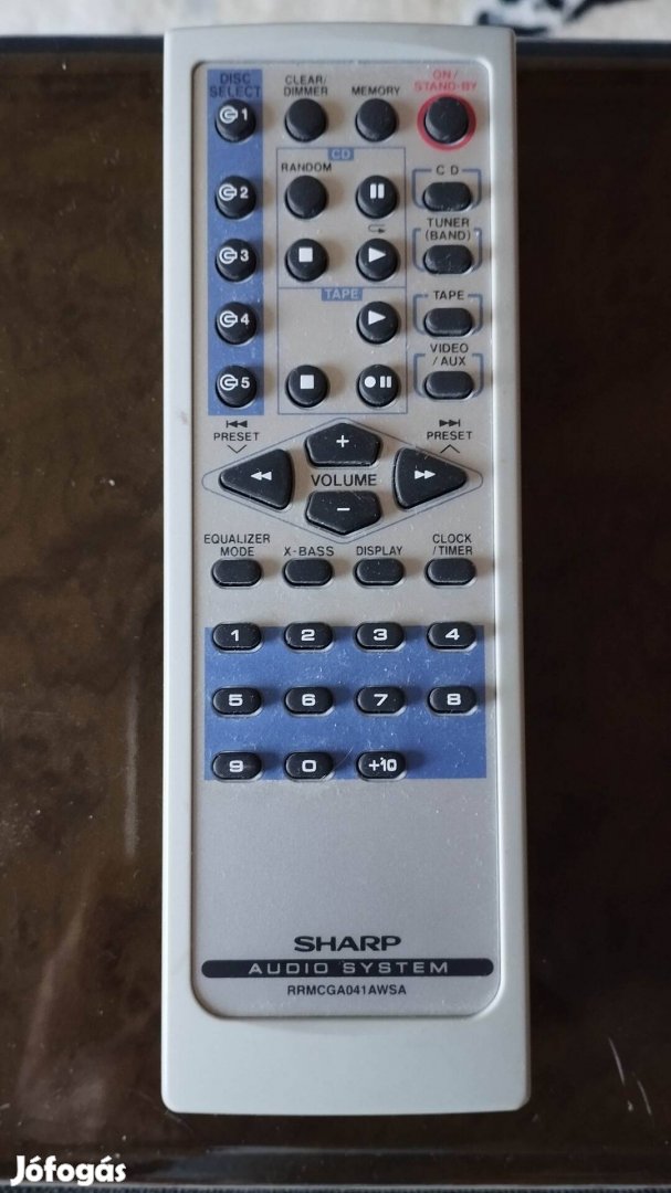 Sharp távirányító audió