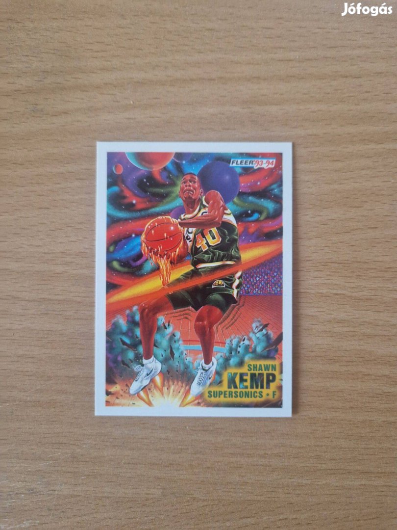 Shawn Kemp Fleer 1993-94 Sonic Youth 233 kosaras kártya