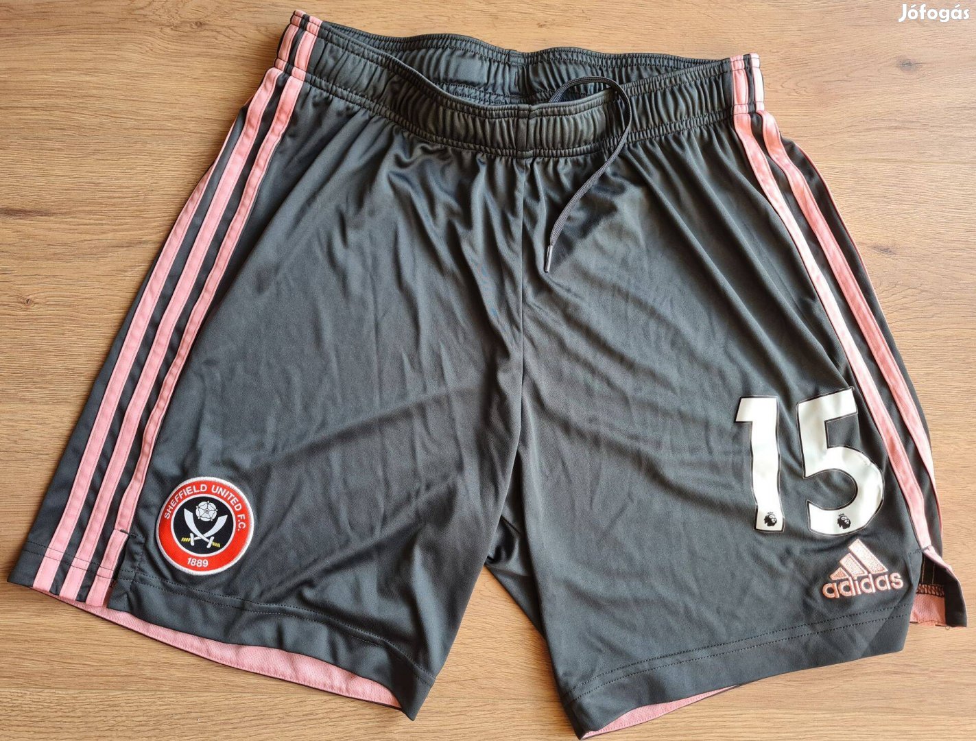 Sheffield United #15 adidas 2020/2021 férfi focis rövidnadrág L