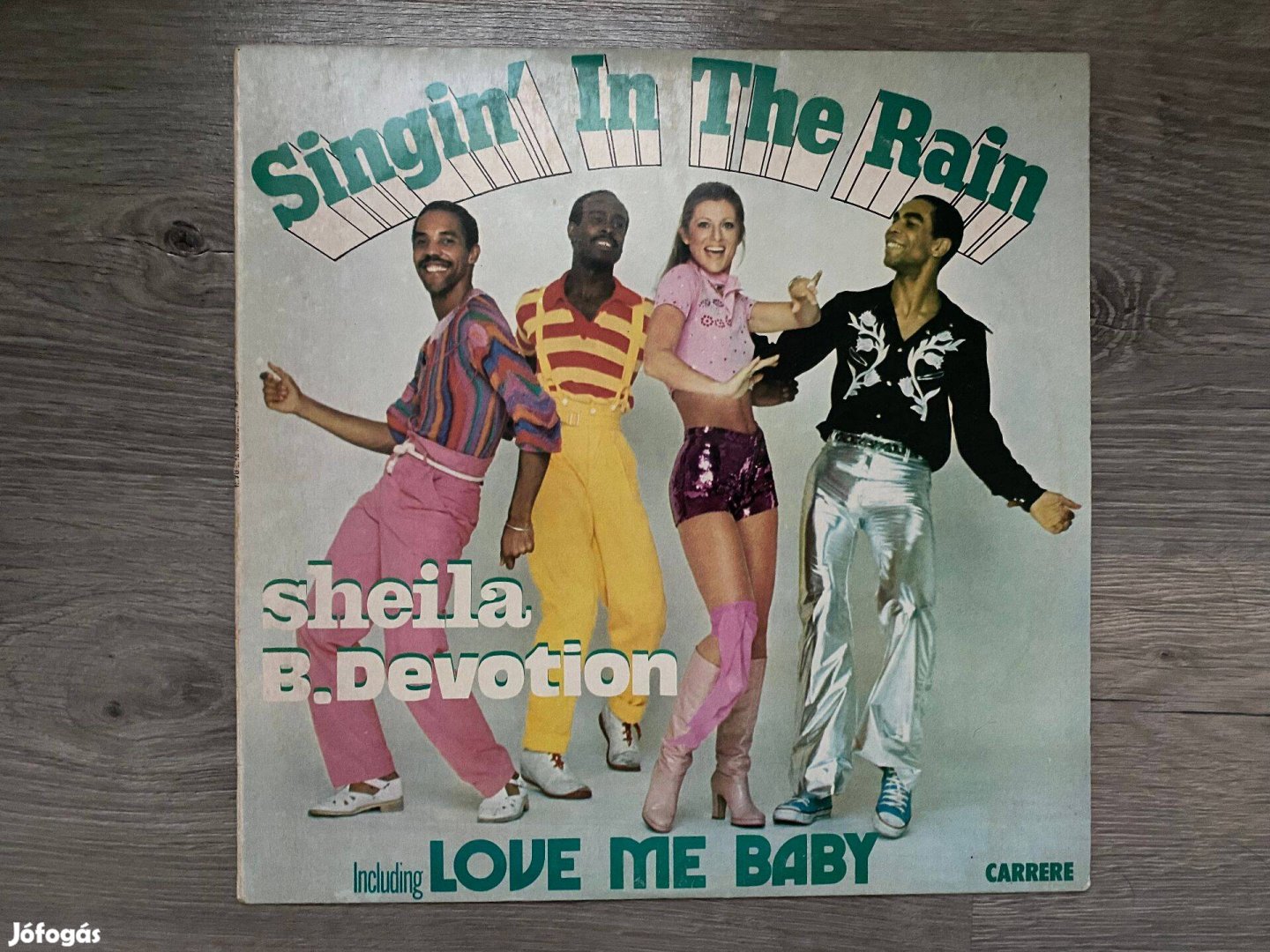 Sheila B. Devotion: Singin' In The Rain - Love Me Baby bakelit, vinyl