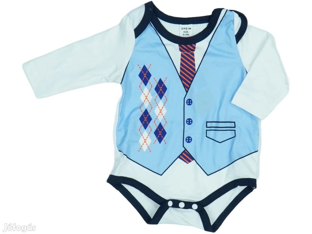 Shein Új (címkés) Fiú Hosszú ujjú body (Méret: 62)