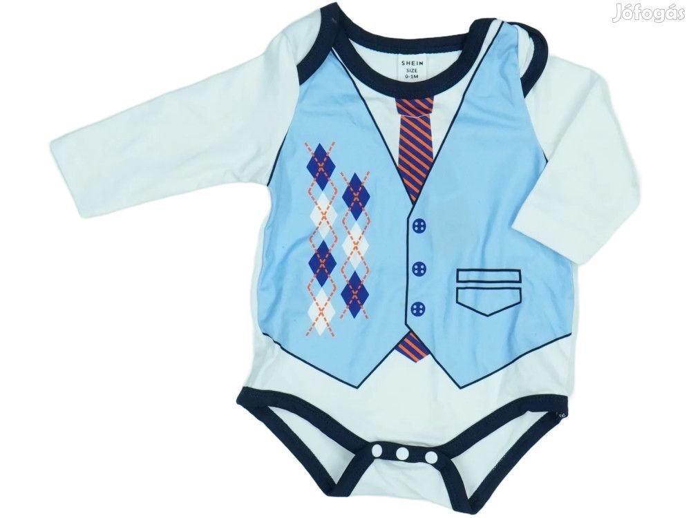 Shein Új (címkés) Fiú Hosszú ujjú body (Méret: 62)
