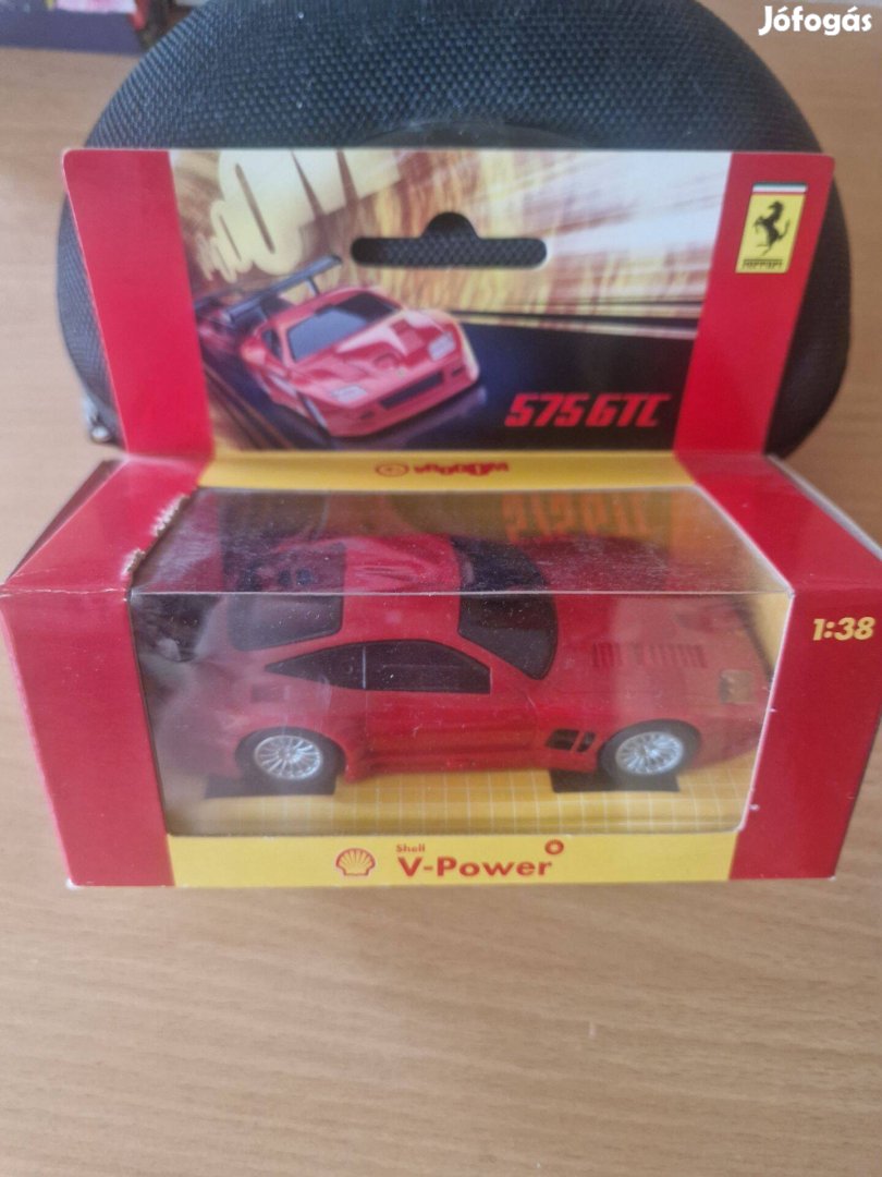 Shell Ferrari 575GTC 138 modell, eredeti dobozában,