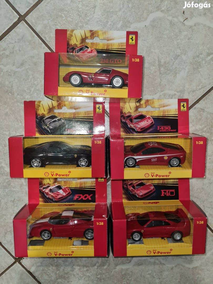 Shell Ferrari autó modell gyűjtemény