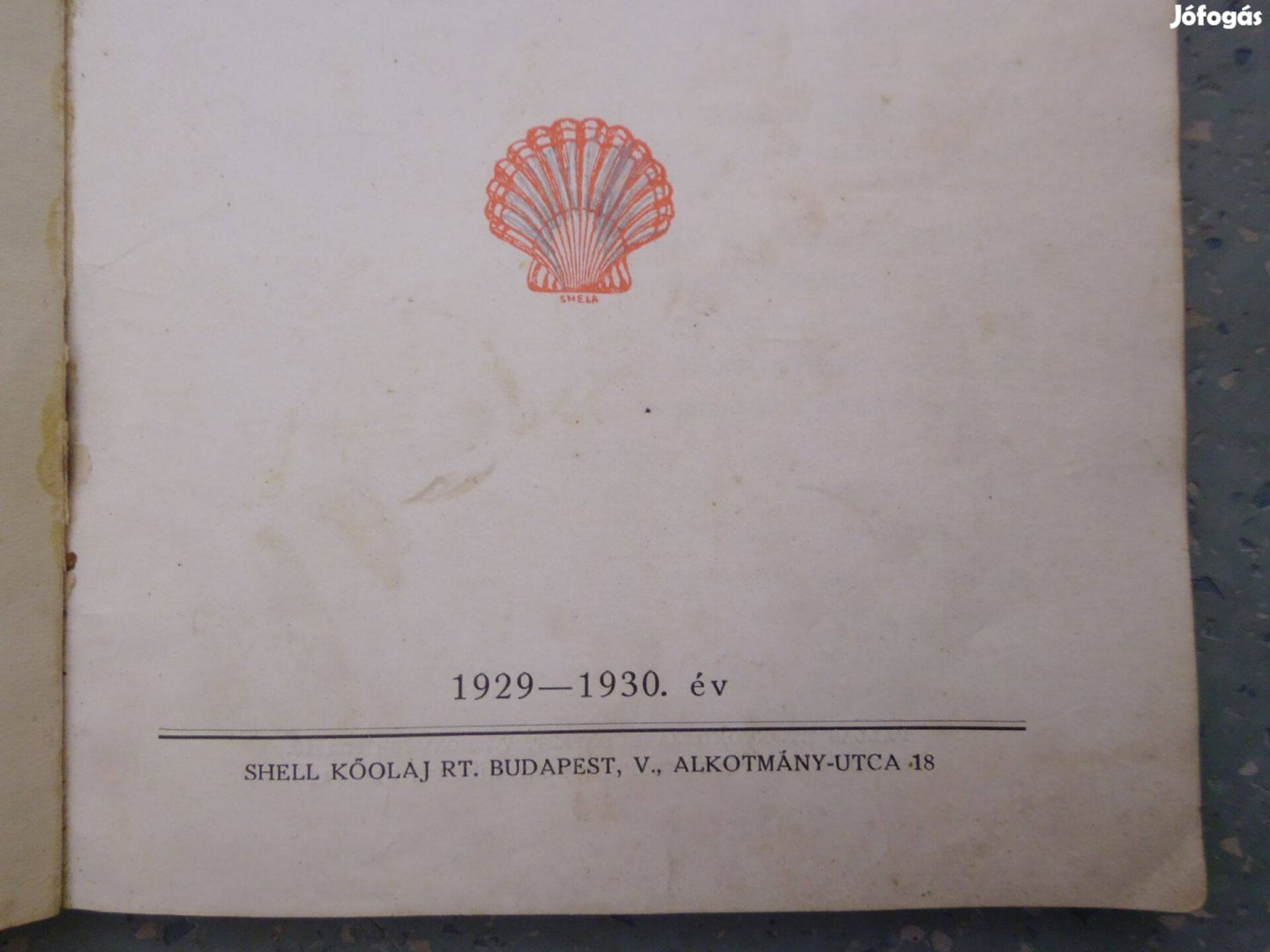 Shell Kőolaj RT. kenőanyag katalógus 1929-30