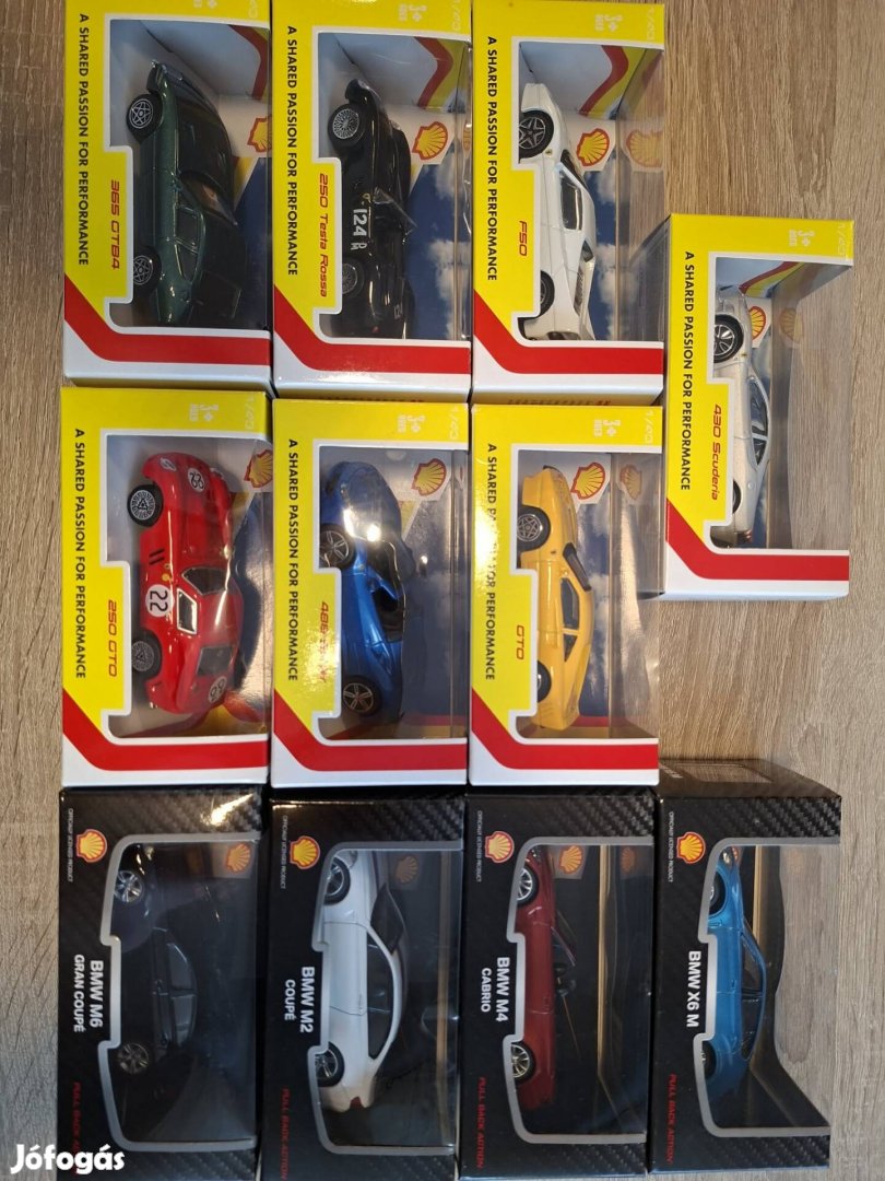 Shell V-power Ferrari, BMW, Skoda, Wolga, Wartburg modell