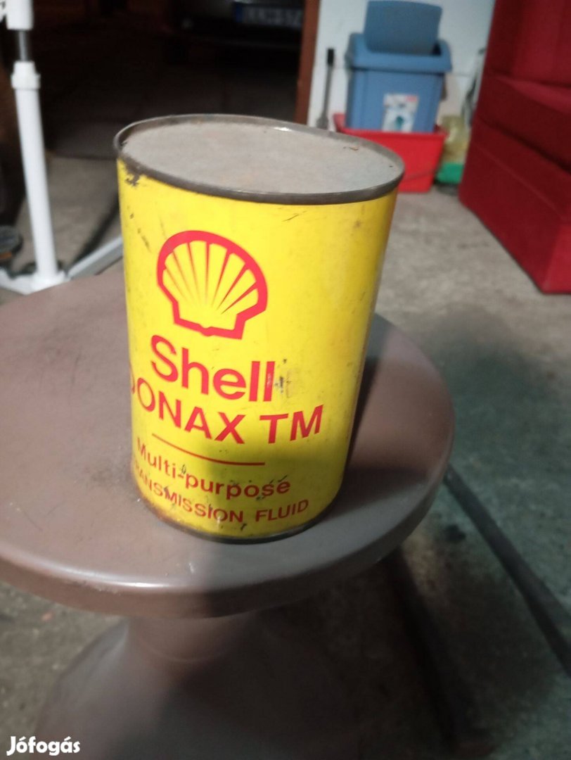 Shell bontatlan váltó olaj Retró dobozban