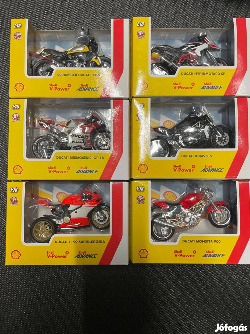 Shell motorok teljes szett