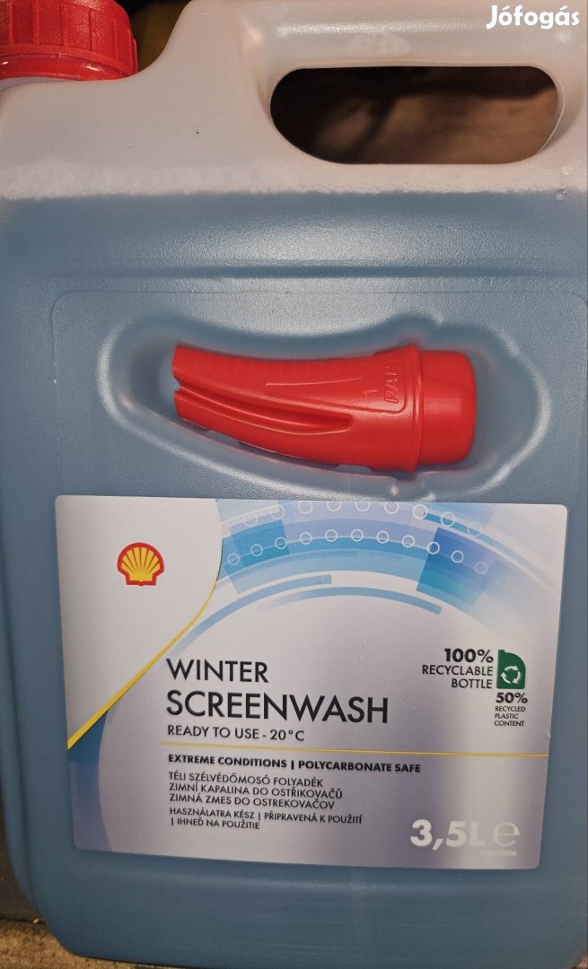 Shell szélvédő mosó folyadék 3.5 liter