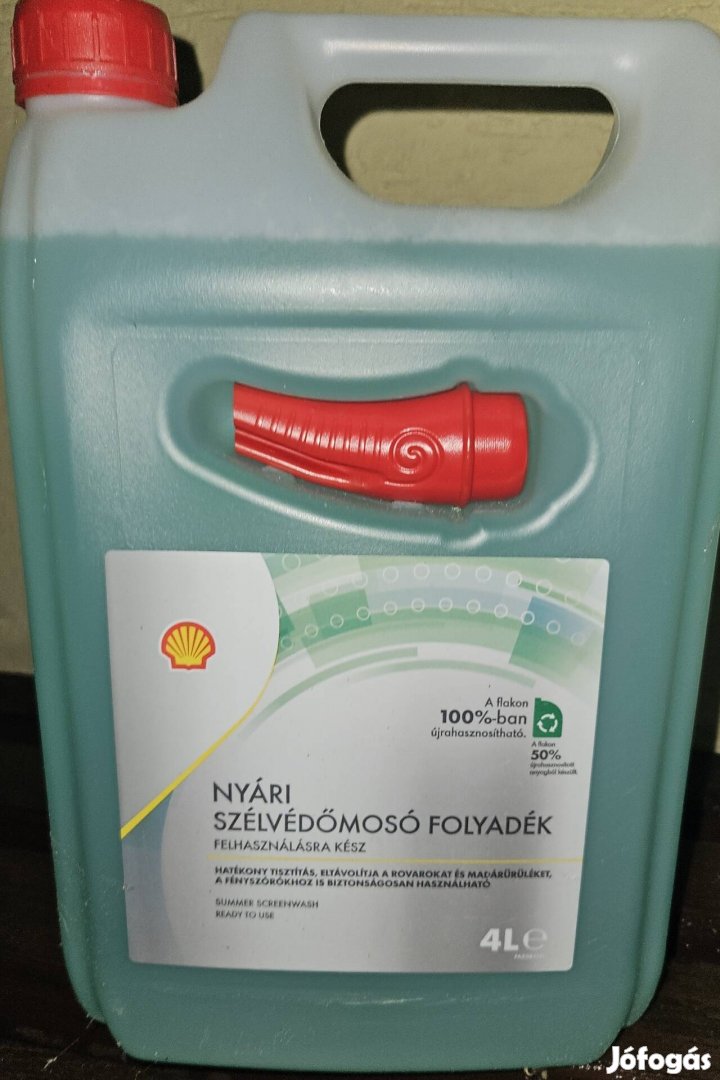 Shell szélvédő mosó folyadék 4 liter
