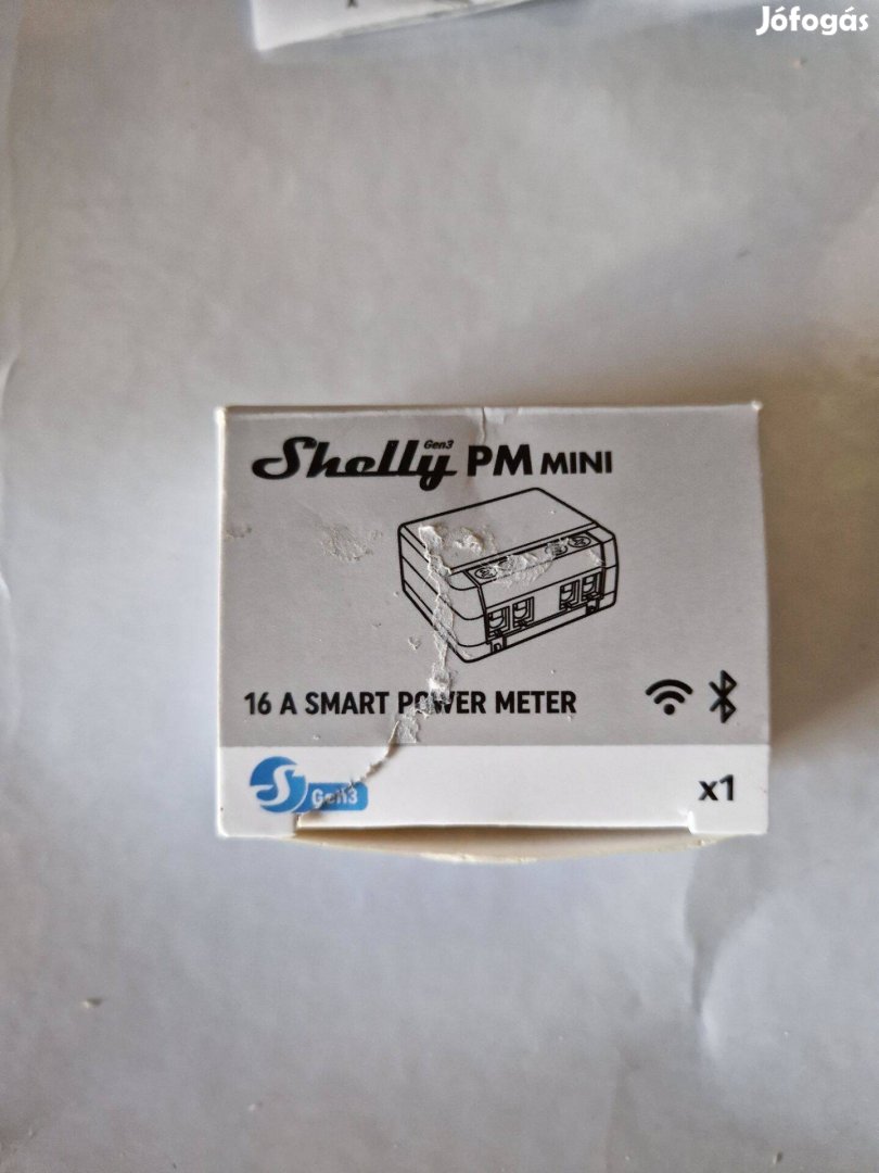 Shelly PM Mini Gen3 Okos relé új