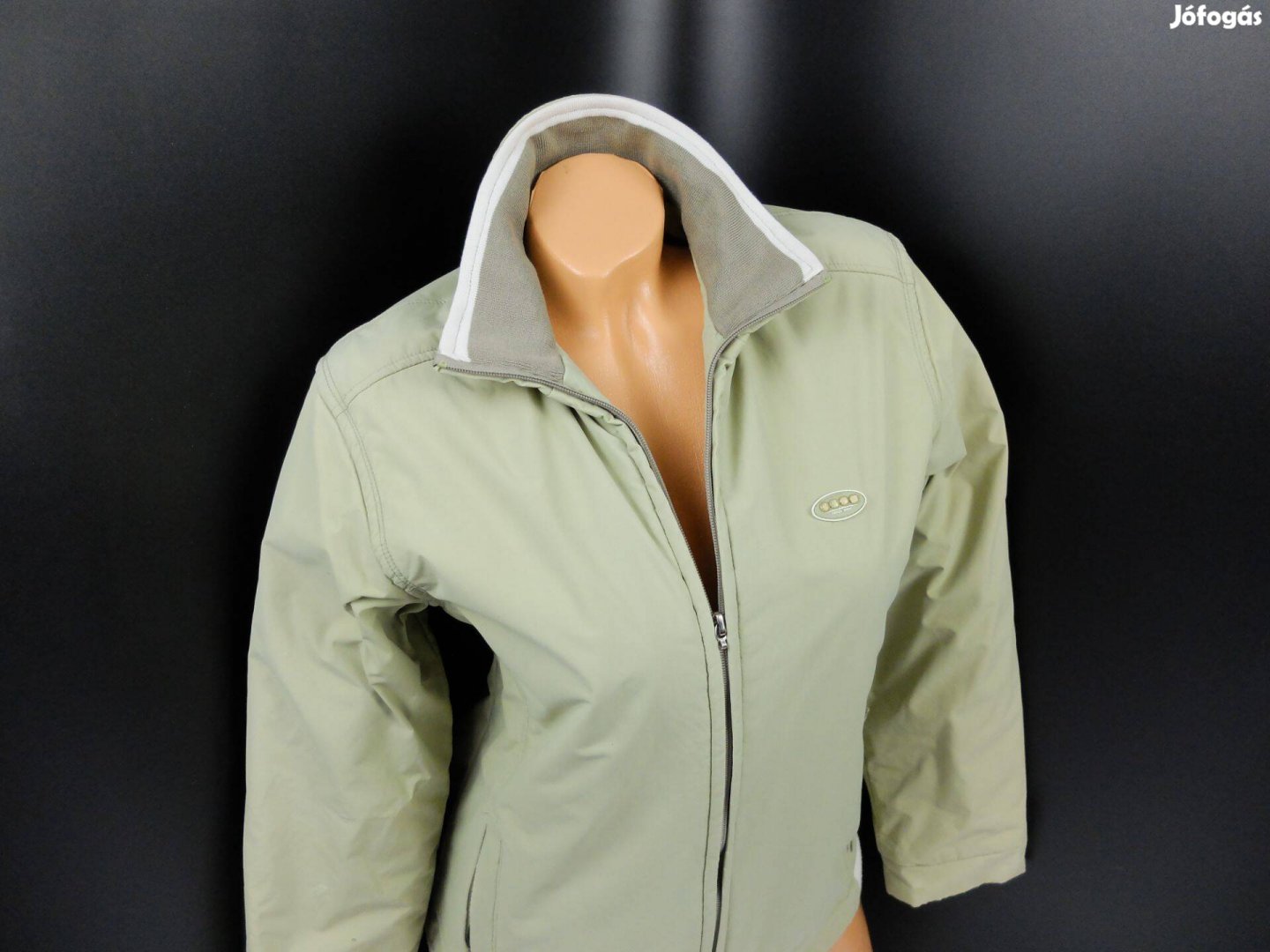 Shenglidu zöld női átmeneti kabát dzseki