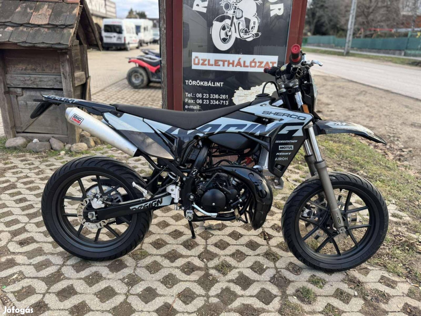 Sherco SM 50 újszerű supermoto/eredeti dok.-kal...