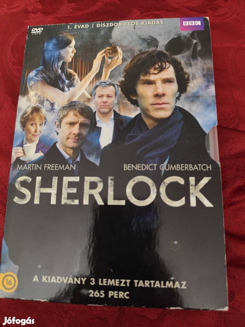 Sherlock 1. Évad. 3 lemez DVD 