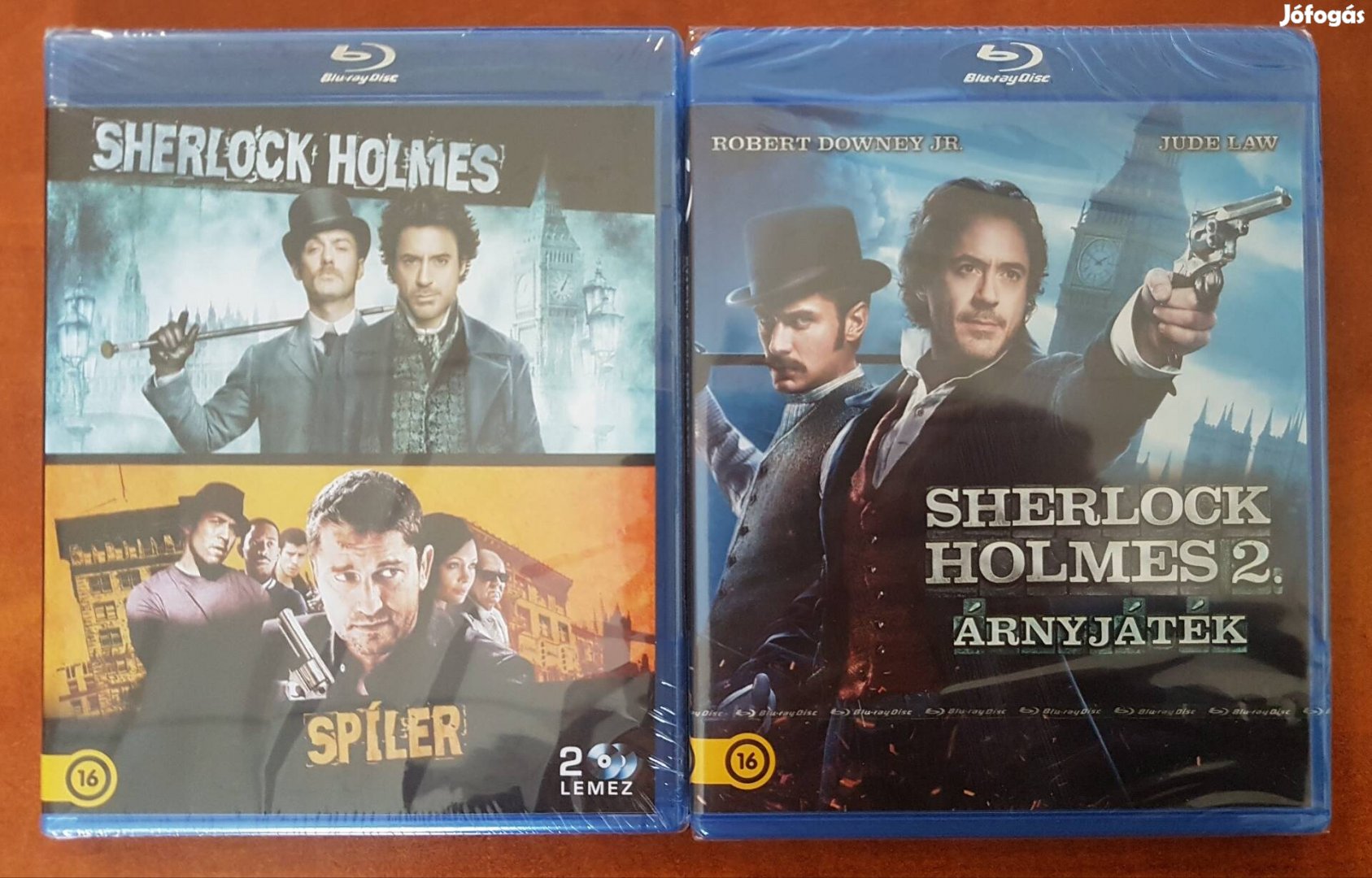 Sherlock Holmes 1-2. + Spíler (3 film) blu-ray 