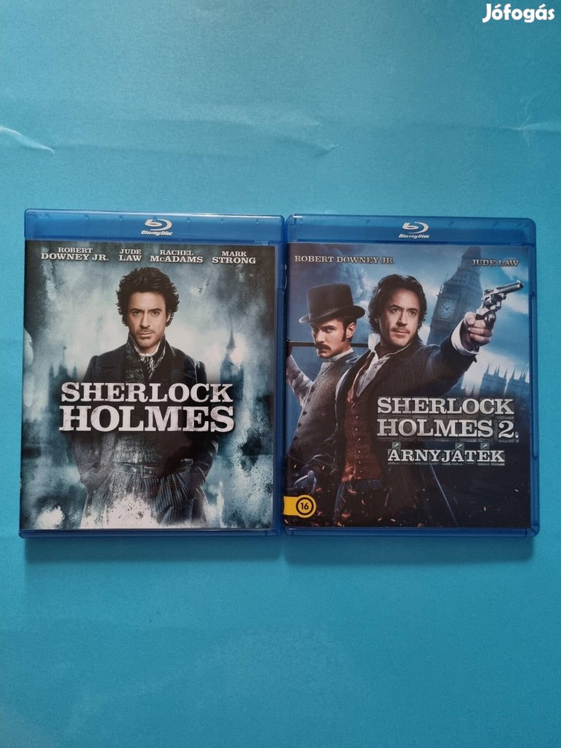 Sherlock Holmes 1,2rész blu-ray