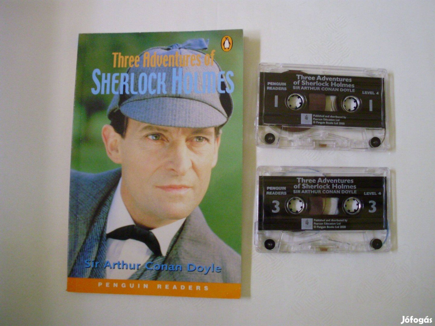Sherlock Holmes Penguin Readers Level 4 angol könyv + 2 kazetta