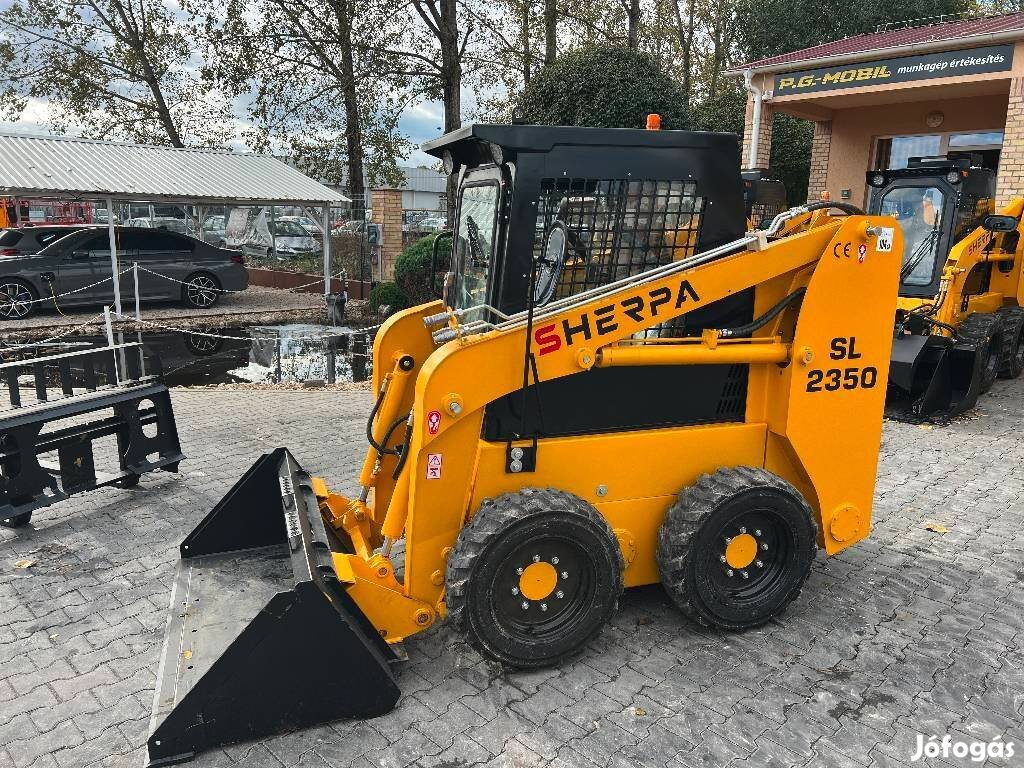 Sherpa SL2350 csúszókormányzású rakodó yanmar motor klíma