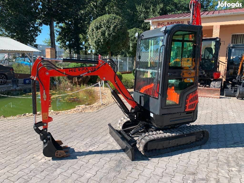 Sherpa WE15 Kubota mot. mini kotró Zárt Új!