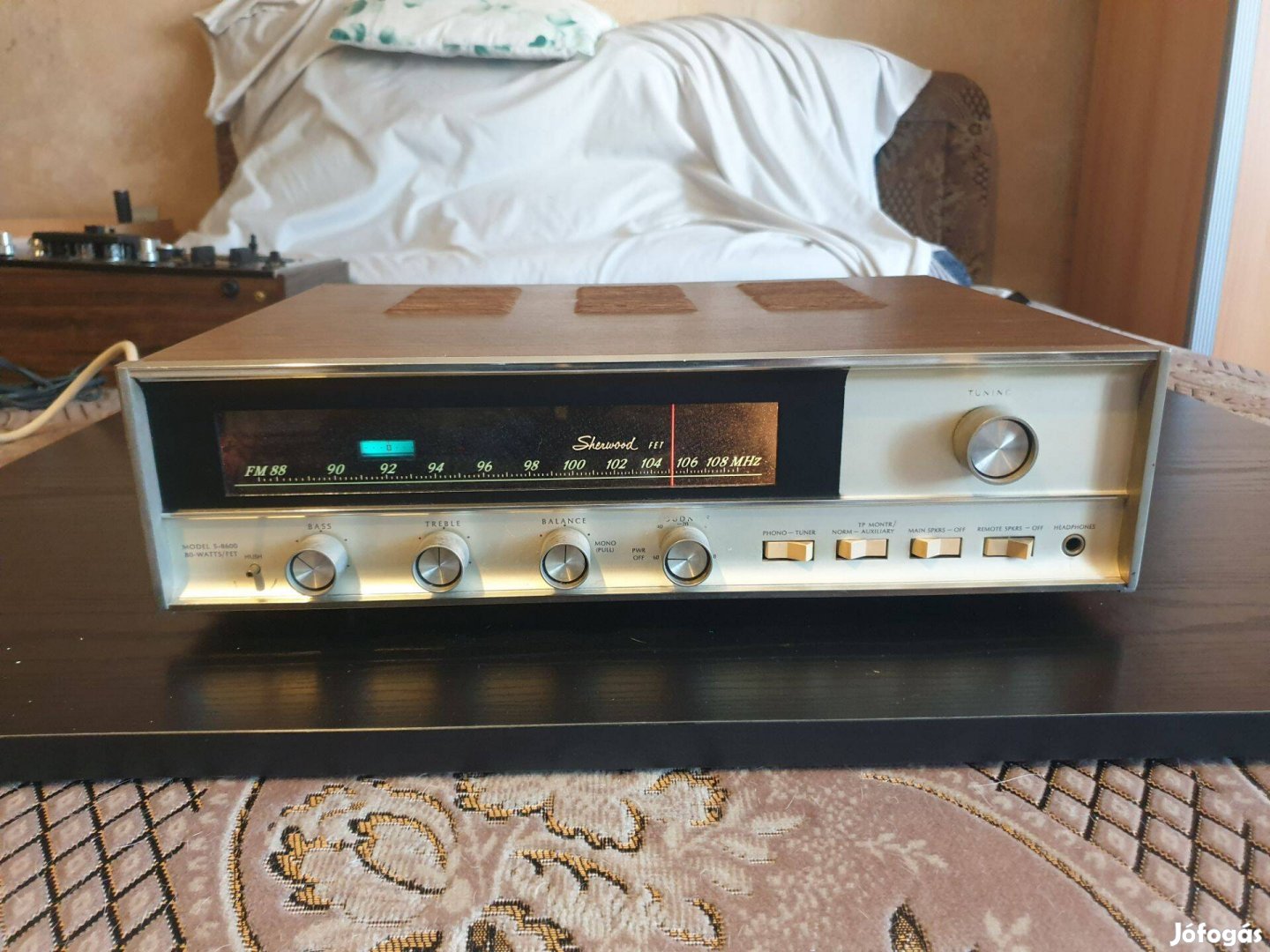 Sherwood FET S-8600 tipusú rádíóerősítő eladó