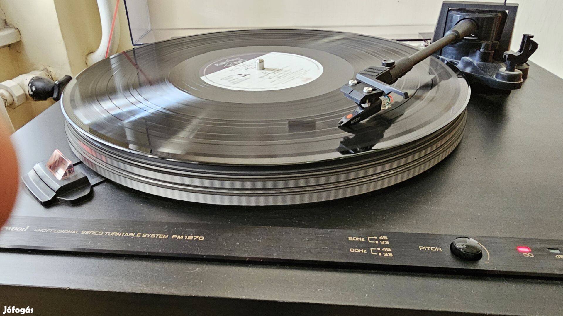 Sherwood PM 1270 StroboszkópPitch Ortofon OMB10