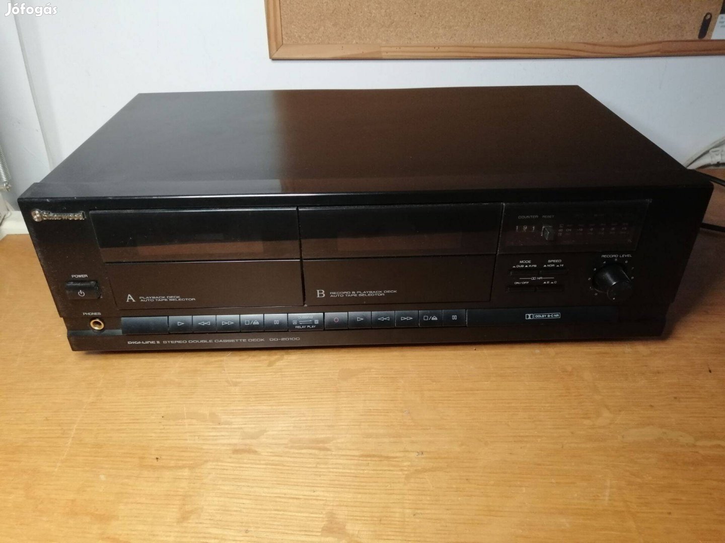 Sherwood kétkazettás deck