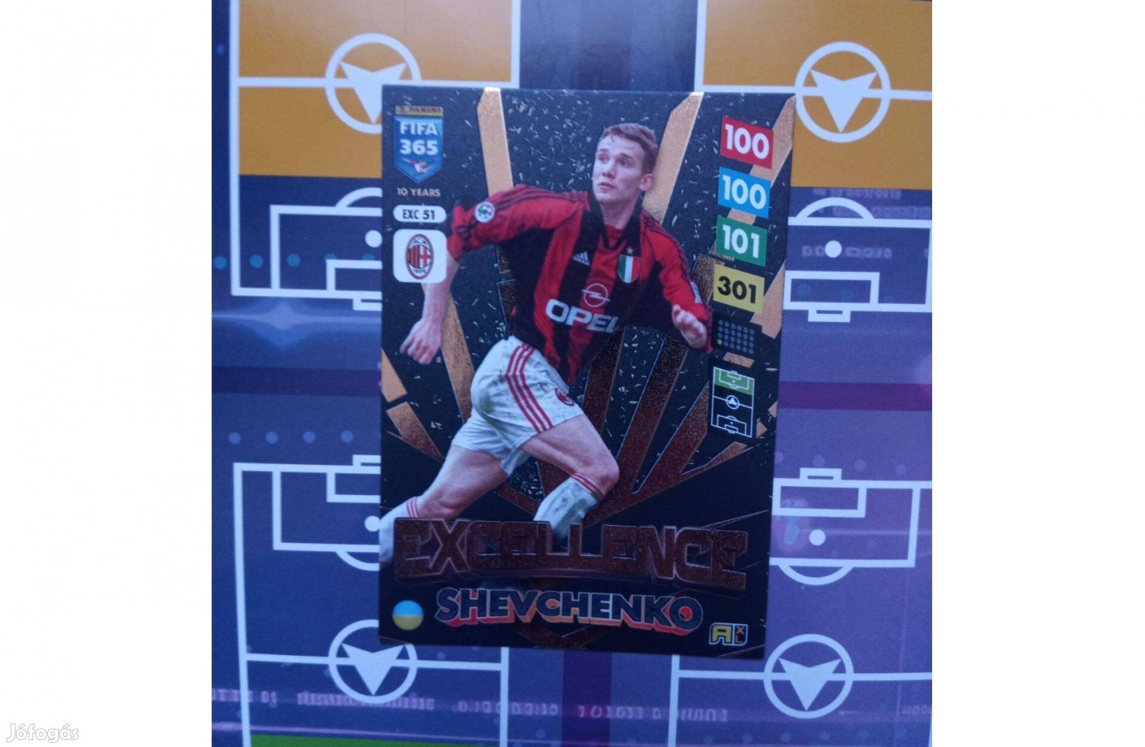 Shevchenko (AC Milan) Panin Fifa 365 2025 Top Master focis kártya