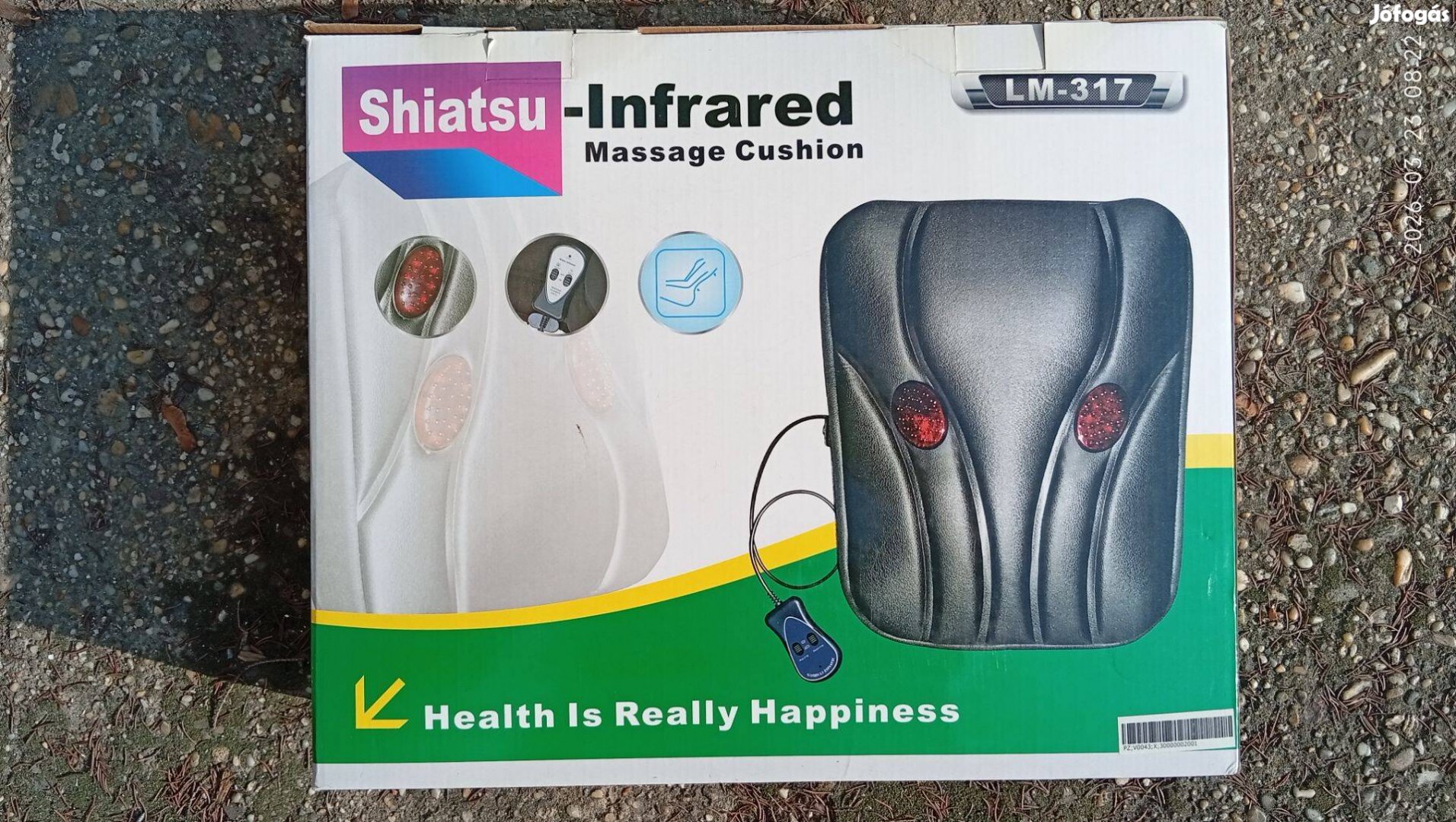 Shiatsu LM-317 többfunkciós masszirozó berendezés