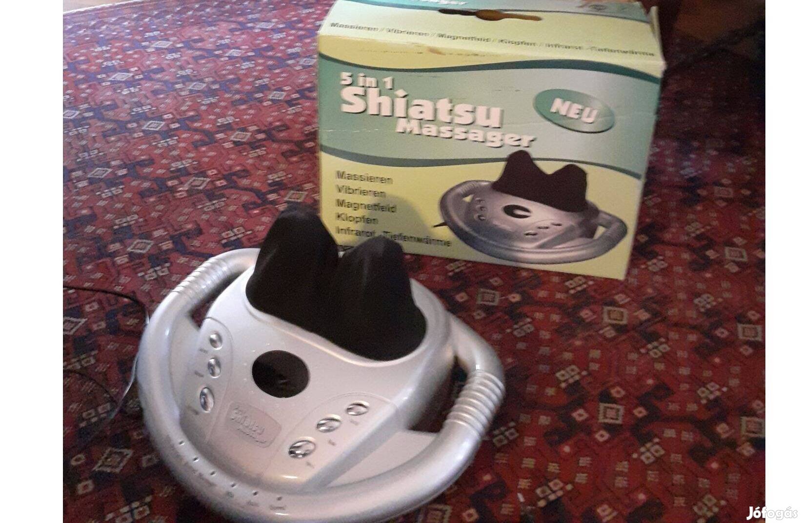 Shiatsu masszírozógép