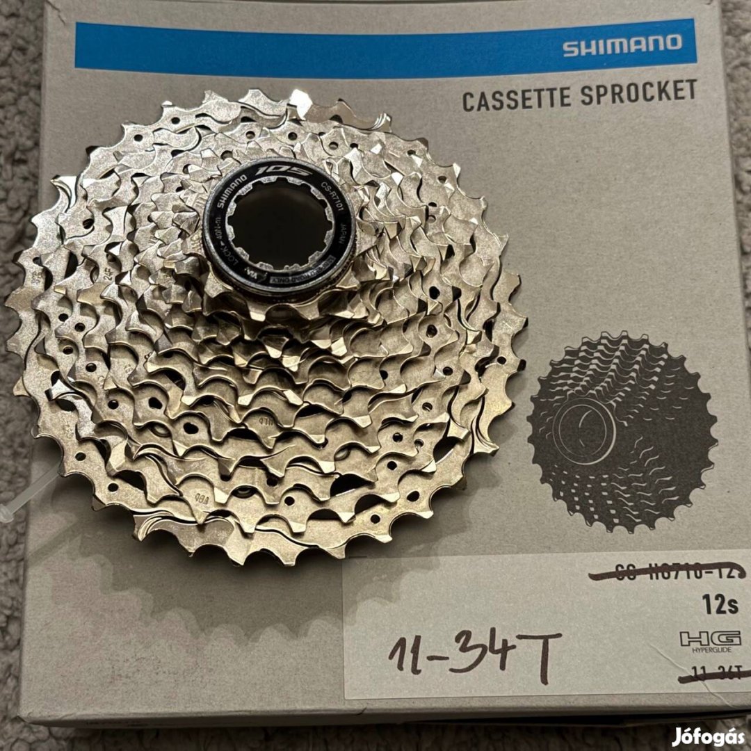 Shimano 105 11-34T 12 sebességes kazetta CS-R7101