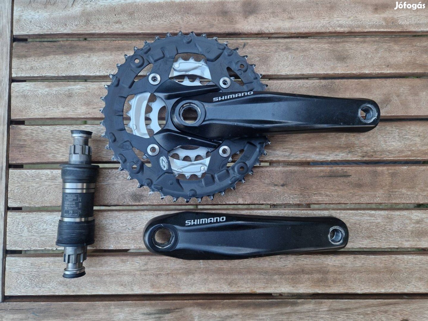 Shimano Alivio M430 octalink hajtómű és középcsapágy