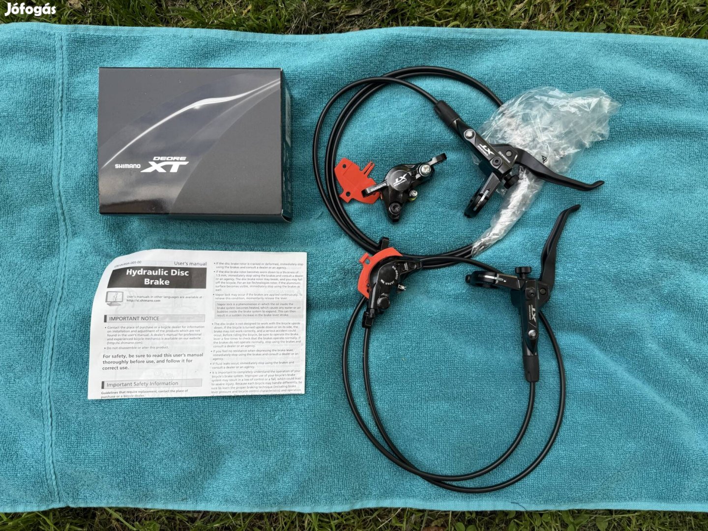 Shimano BR-M 8000 XT kerékpár első- hátsó fékszett Új..
