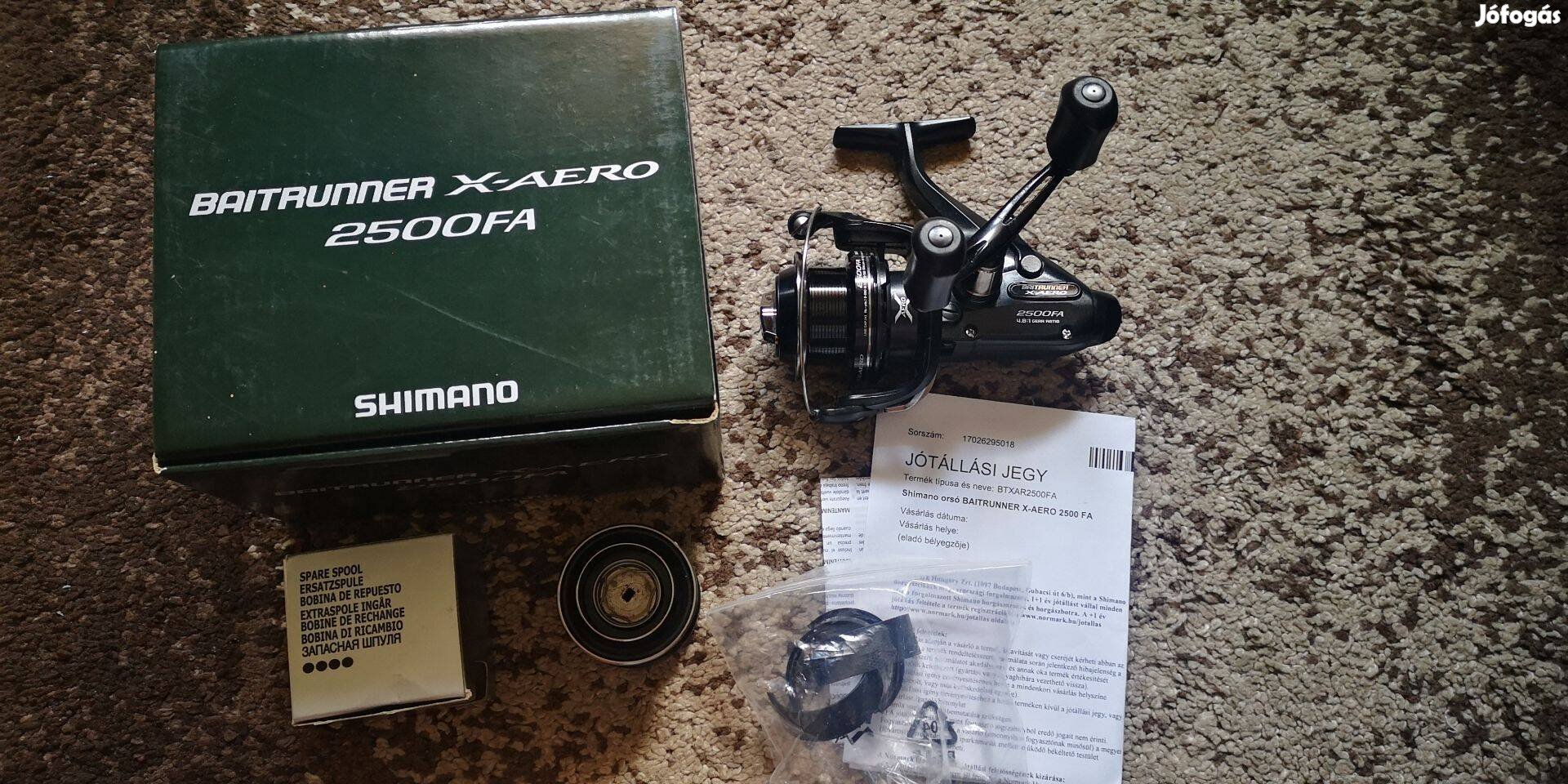 Shimano Baitrunner X-aero 2500 Fa horgászorsó