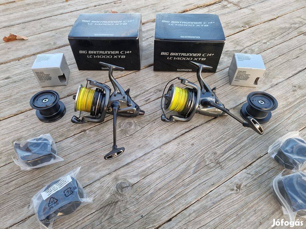 Shimano Big Baitrunner CI4+ LC 14000 Xtb nyeletőfékes orsó (2 db)