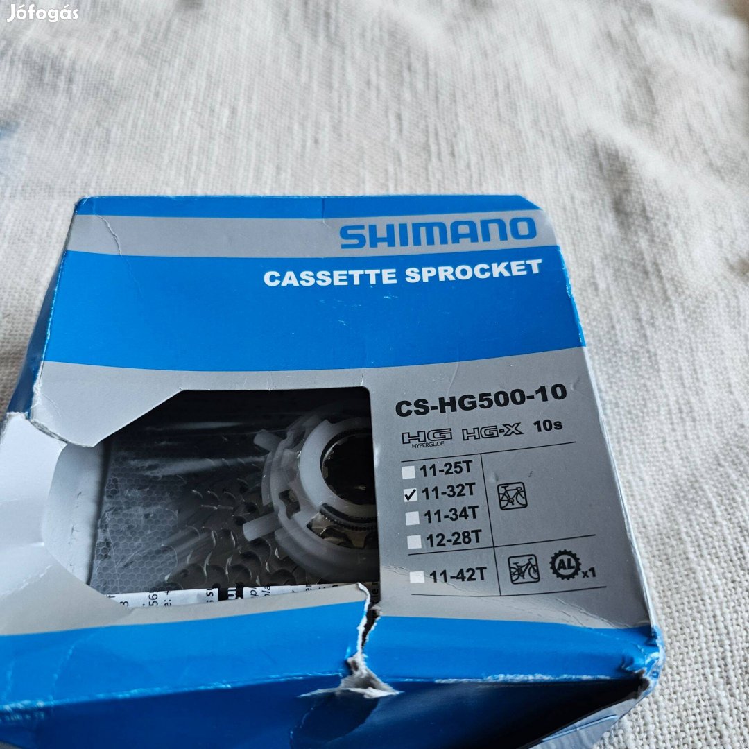 Shimano CS-HG500-10 10 sebességes fogaskeréksor 11/32 új dobozos