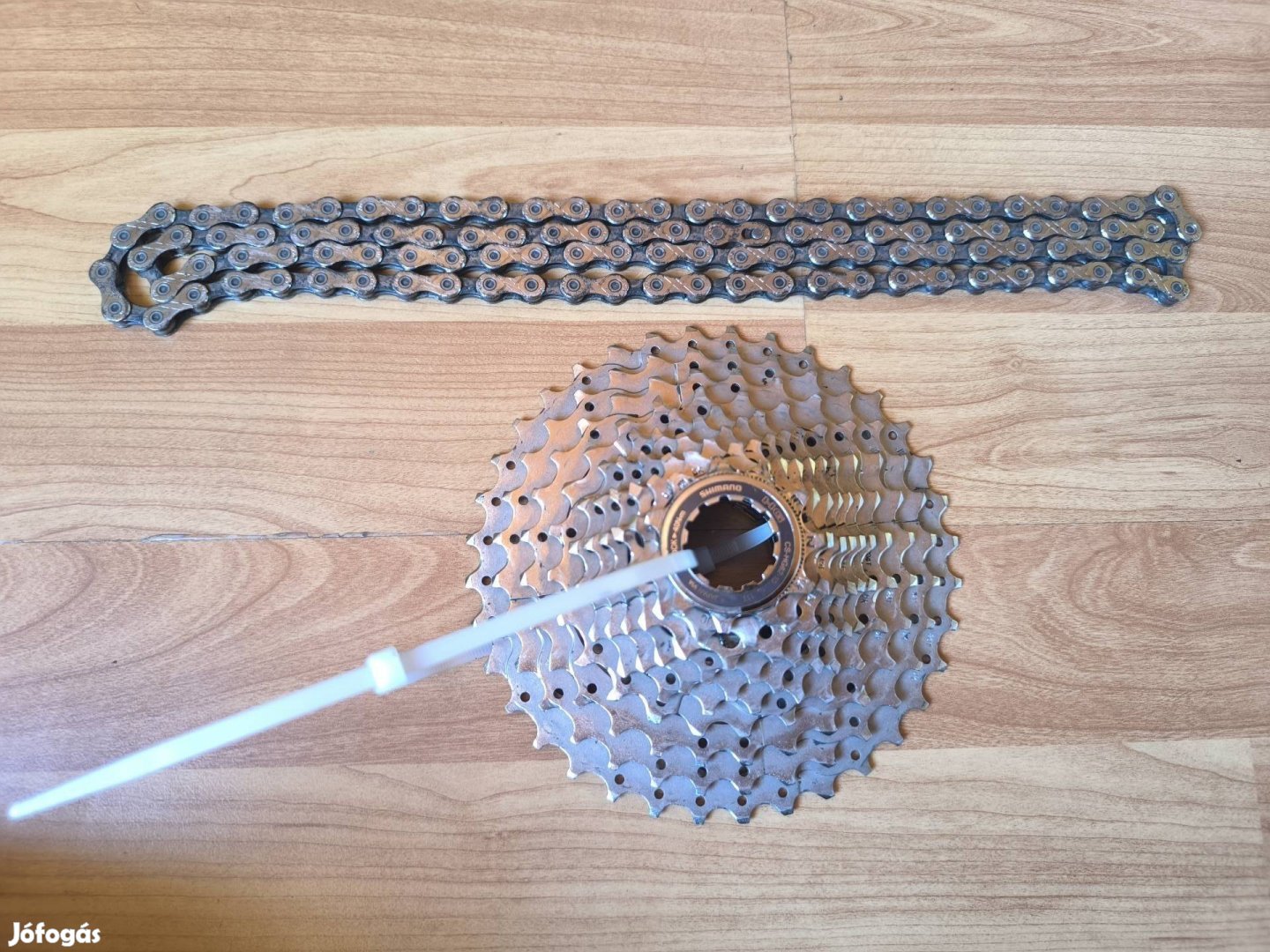 Shimano Deore 10-es fogaskoszorú KMC X10 lánccal
