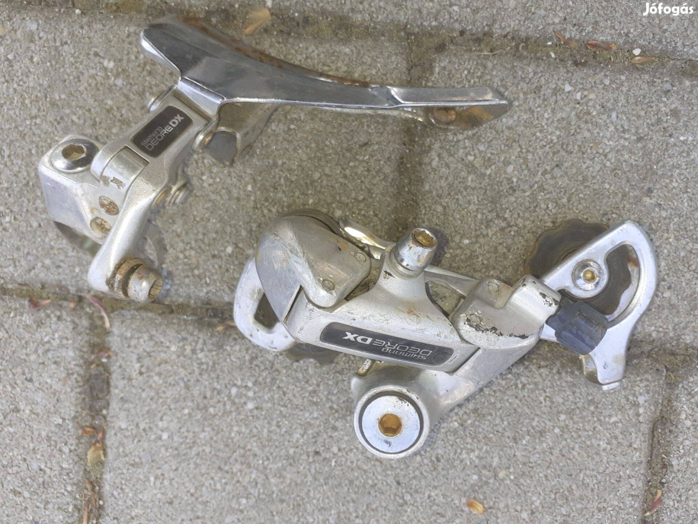 Shimano Deore Dx szett, első váltó, hátsó váltó, kanti fék, hajtás