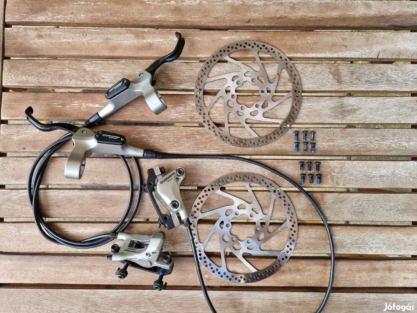 Shimano Deore LX M585 hidraulikus tárcsafék szett