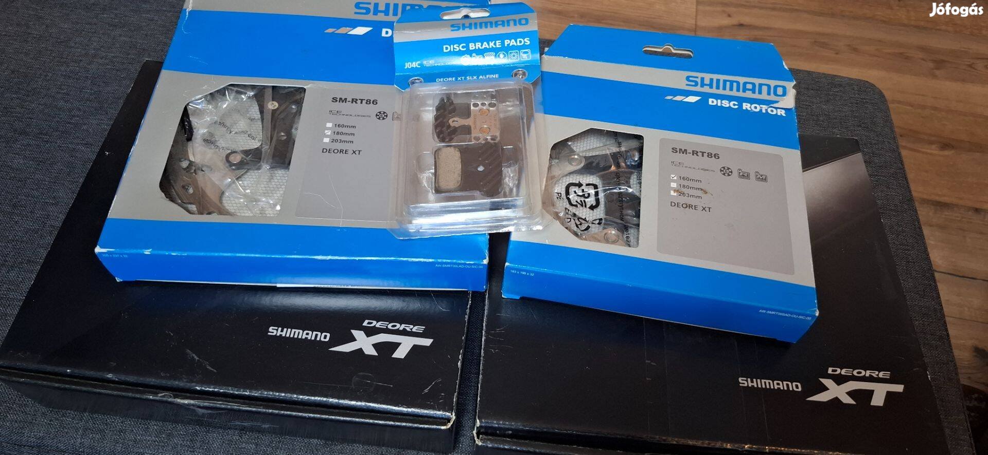 Shimano Deore XT 785 fékszett+ tárcsák+ fékbetét