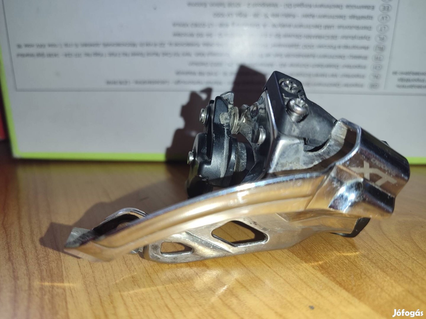 Shimano Deore XT(FD-M785) első váltó (alsó-felső húzású)