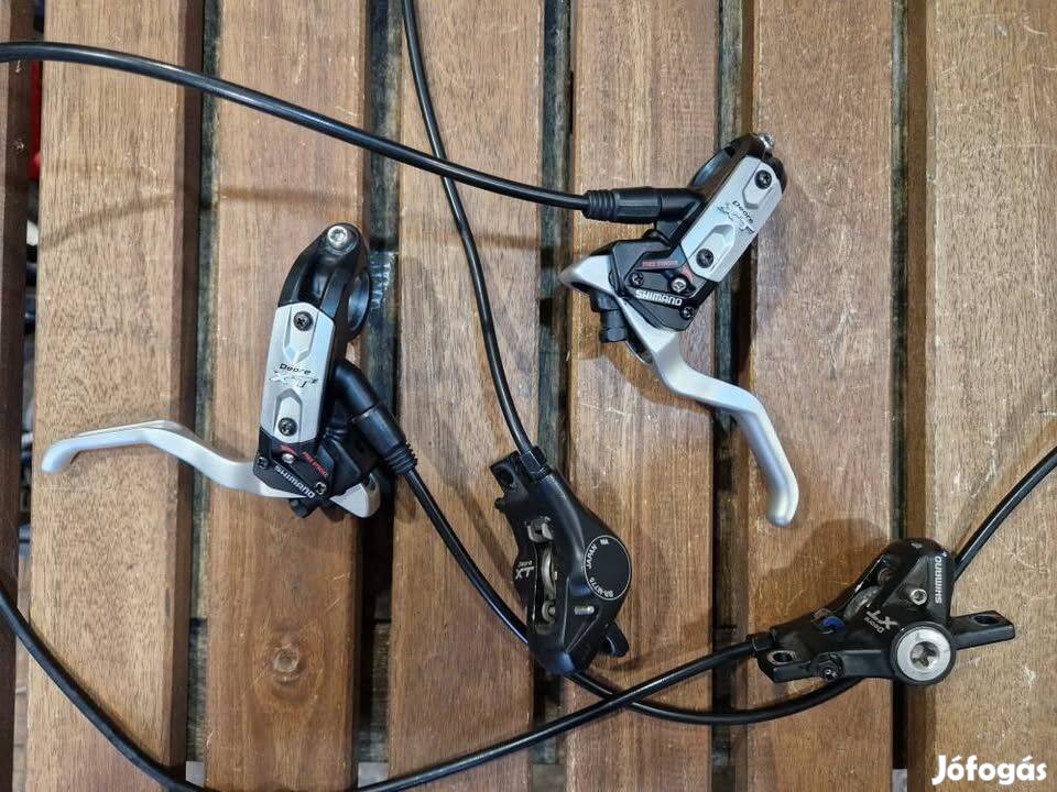 Shimano Deore XT M775 hidraulikus tárcsafék szett