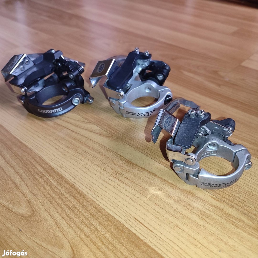 Shimano Deore XT, SLX első váltók 9 s