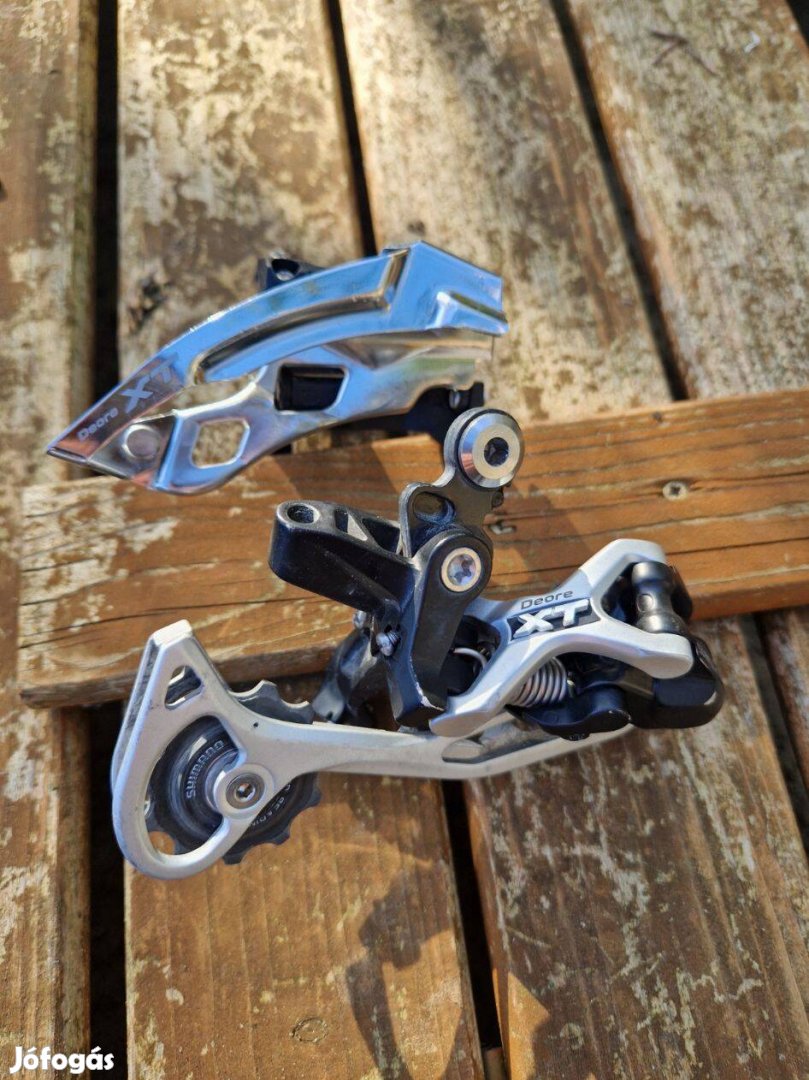 Shimano Deore XT első és hátsó váltó