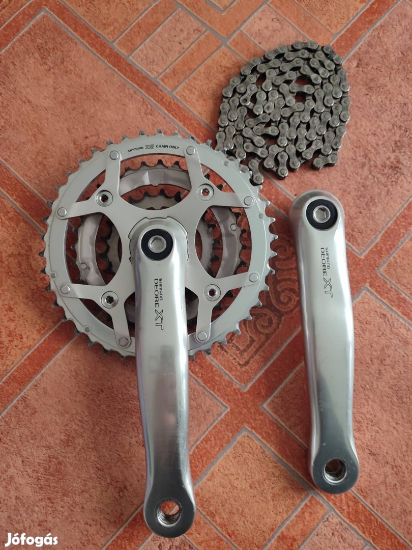 Shimano Deore XT hajtás (FC-M739)