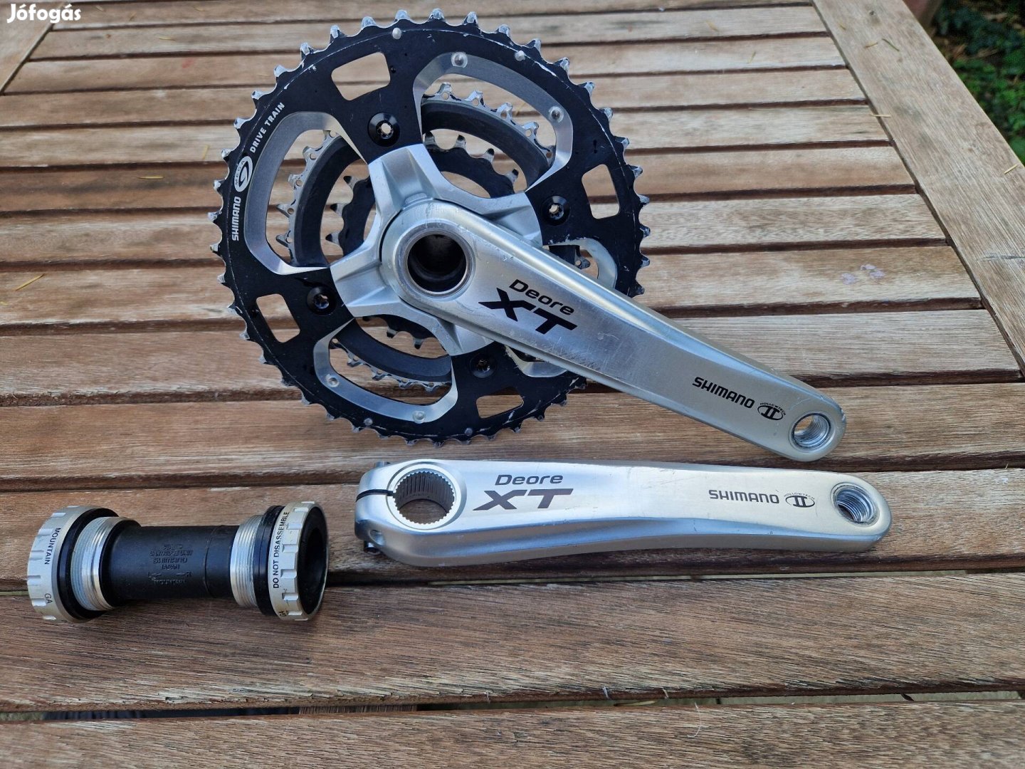 Shimano Deore XT integrált tengelyes hajtómű és középcsapágy